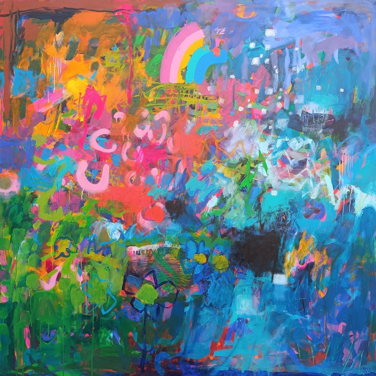 Moderní abstrakce do malého bytu