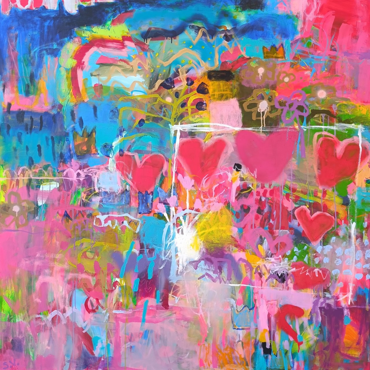 dárek z lásky ve formě obrazu pro ženu