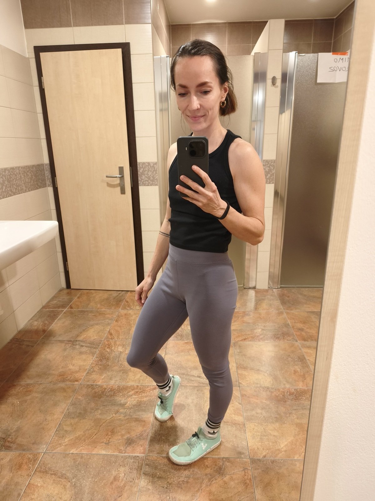 Cvičení ve fitness centru ve Vinařství U Kapličky v Zaječí