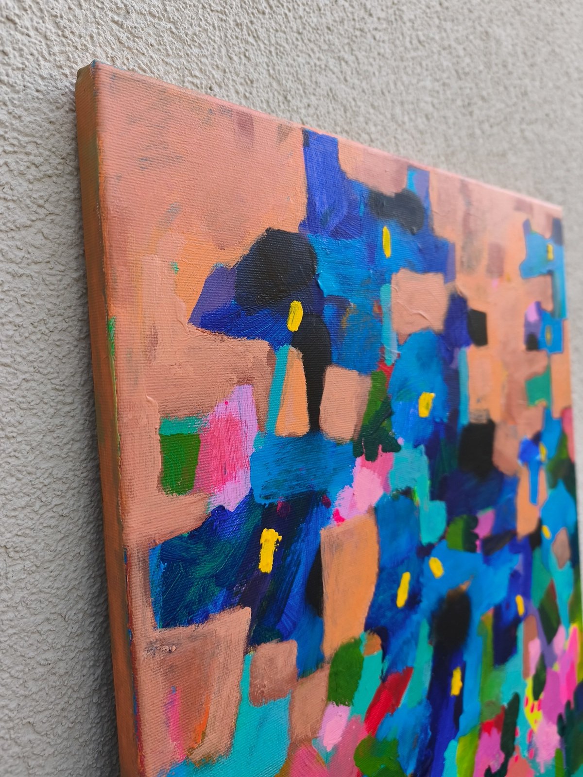 Moderní květinový obraz vhodný do ložnice