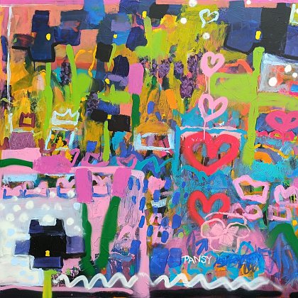 Iris Riot, 100 x 140 cm