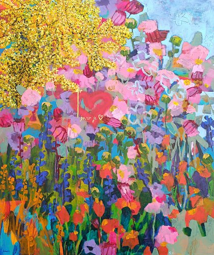 Spring is Love, 100 x 120 cm
