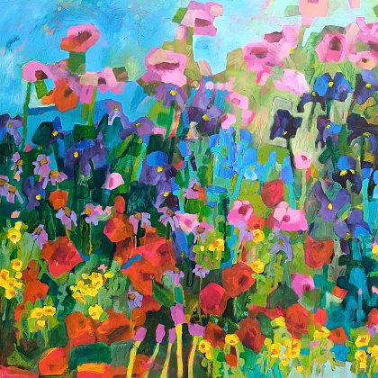 Pastel Prairie, 140 x 200 cm