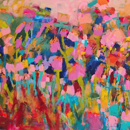 Flowers That Held the Line, 110 x 180 cm