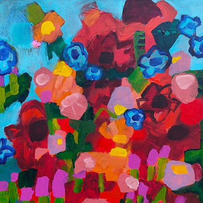 Field of Blossoms, 38 x 48 cm