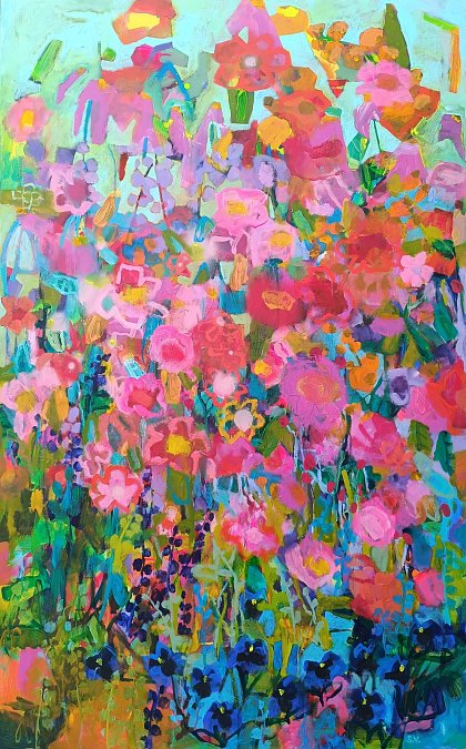 Floral Crush, 100 x 160 cm