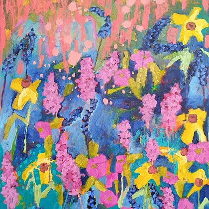 Floral Dance, 50 x 80 cm