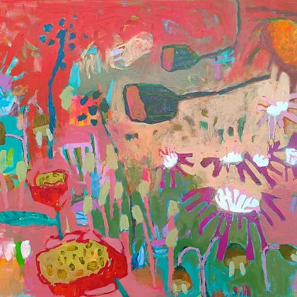 Flowers From The Other Side, 90 x 120 cm