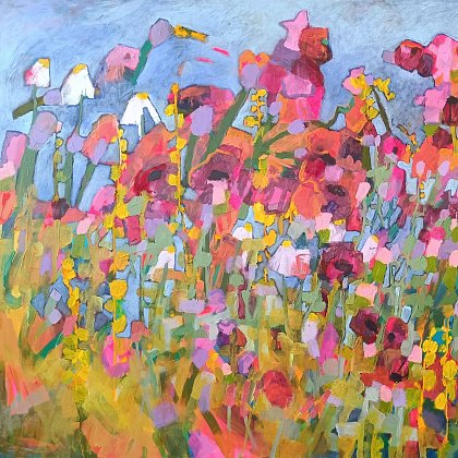 Frozen Bloom, 100 x 160 cm