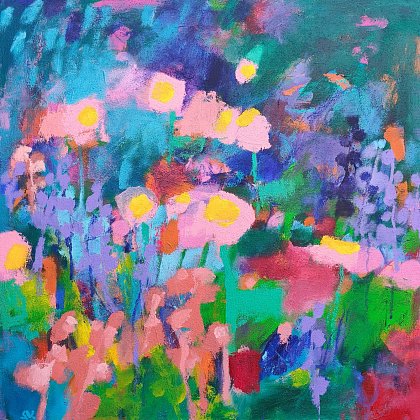 Garden Haze, 60 x 60 cm
