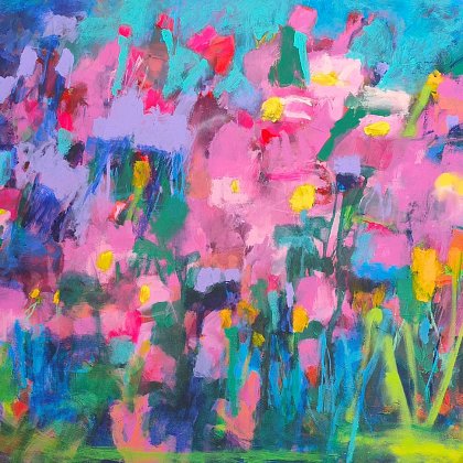 Let Me Bloom, 110 x 180 cm