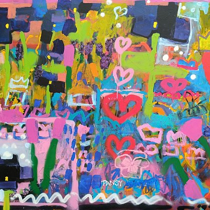 Iris Riot, 100 x 140 cm