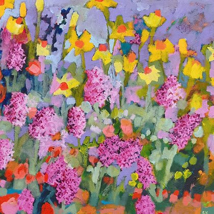 Velvet Spring Haze, 70 x 120 cm