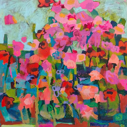 Joy Field, 80 x 80 cm