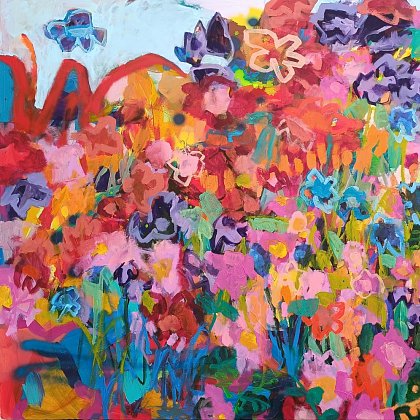 Petal Drama, 100 x 160 cm
