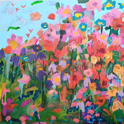 Petal Flies, 110 x 150 cm