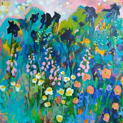 Stardust Blossoms, 150 x 110 cm