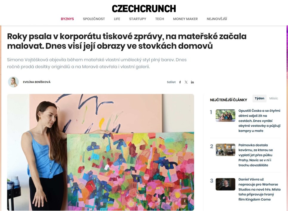 Napsali o mně na CzechCrunch