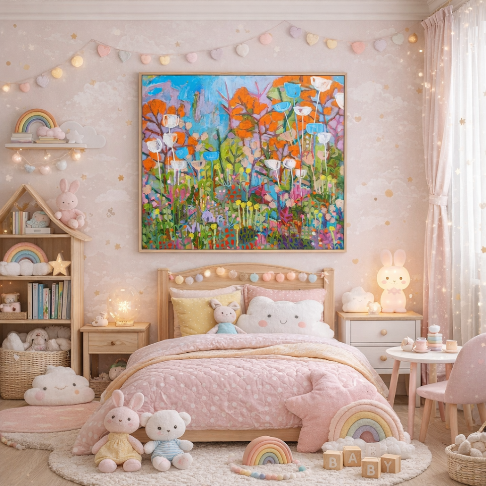 Jak vybrat umění do dětského pokoje: od miminka po pubertu